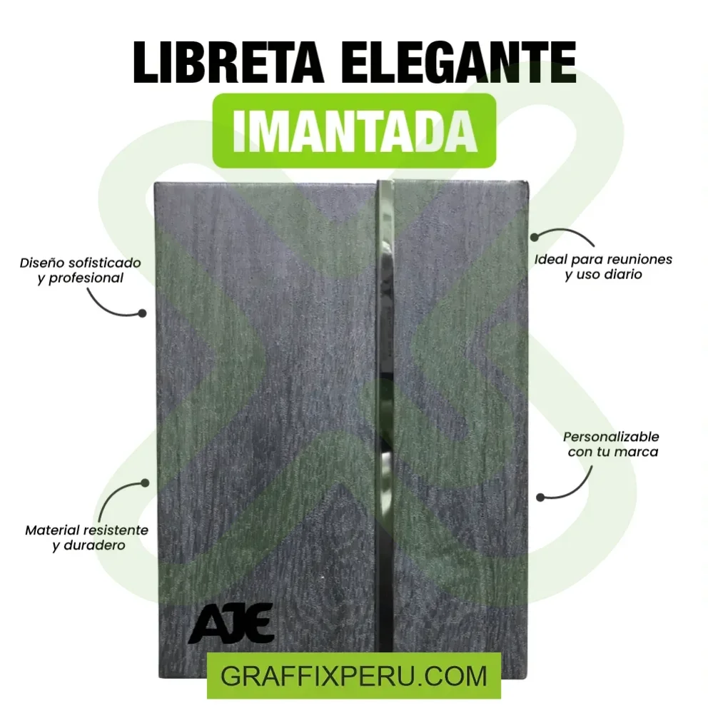 LIBRETA ELEGANTE IMANTADA - Vista alternativa