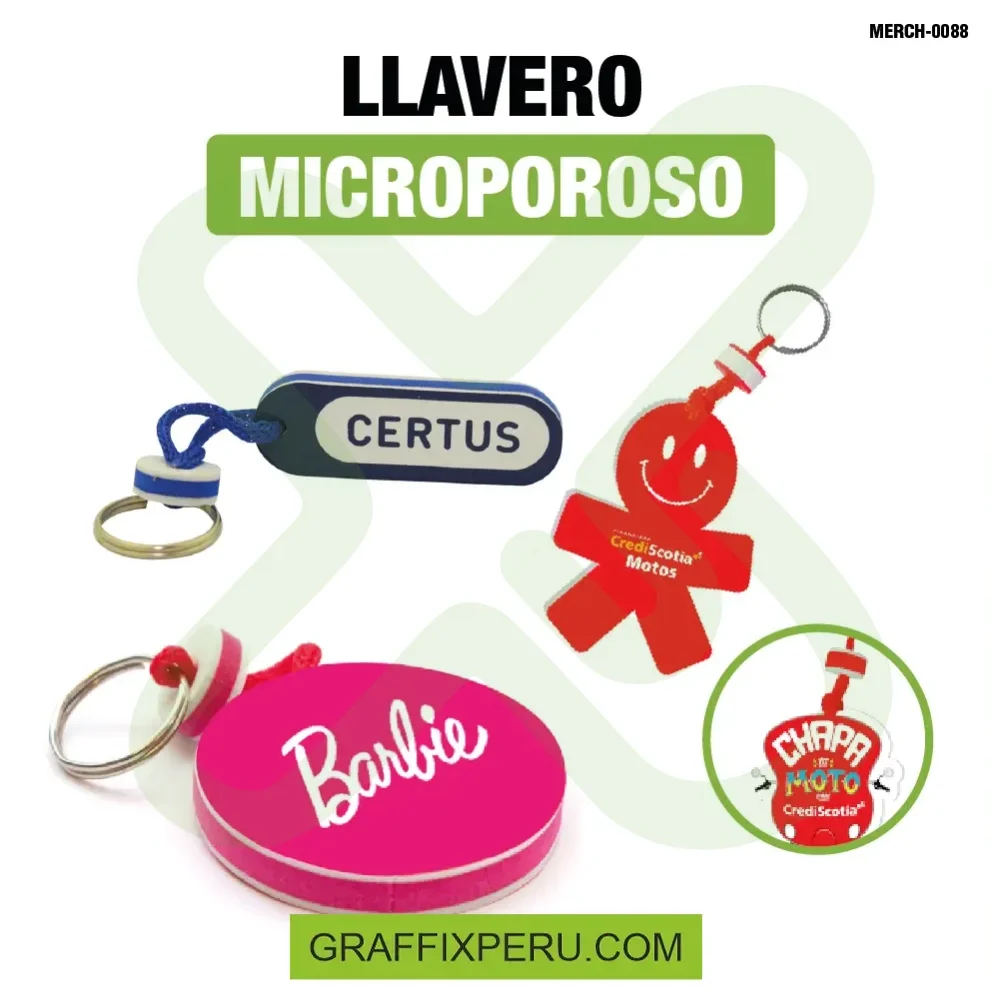 llavero microporoso