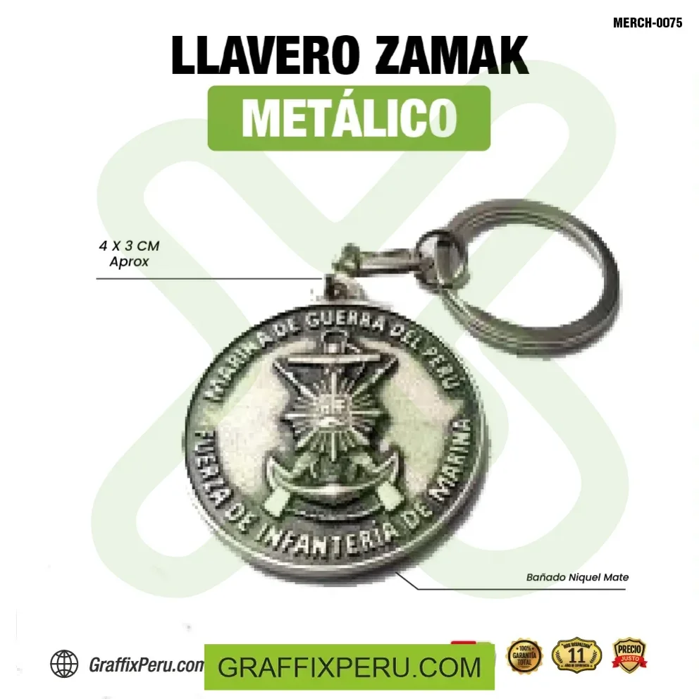 llavero zamak - Vista alternativa