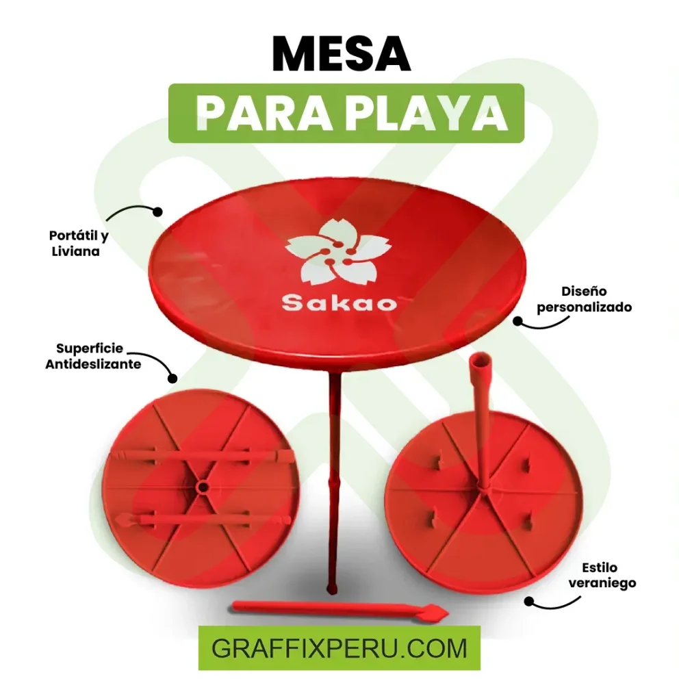 mesita de playa - Vista alternativa