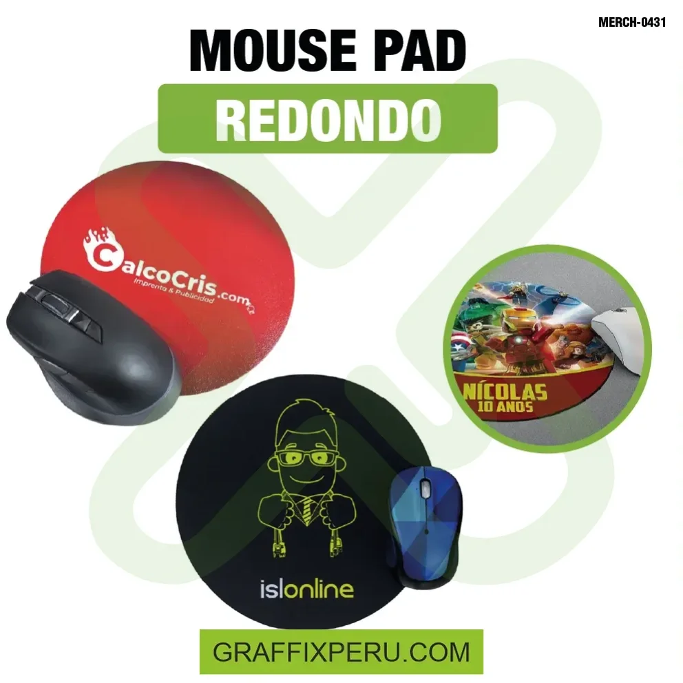 mouse pad redondo