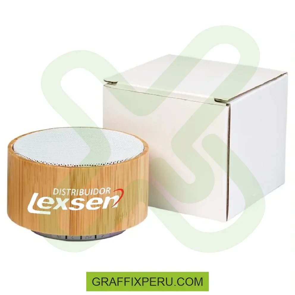 PARLANTE BLUETOOTH DE BAMBOO - Vista alternativa