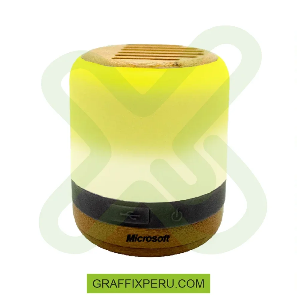 PARLANTE LAMPARA DE BAMBOO