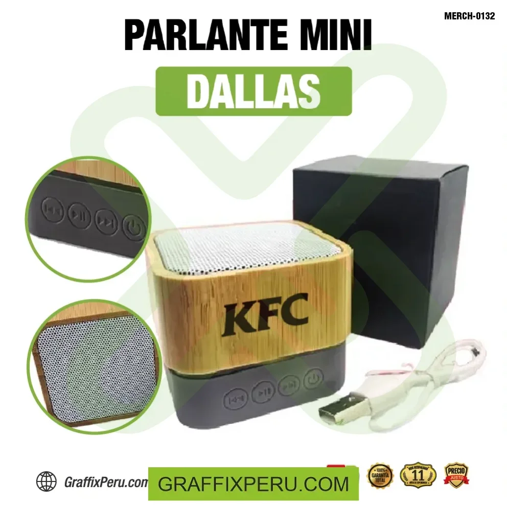 PARLANTE MINI MODELO DALLAS - Vista alternativa