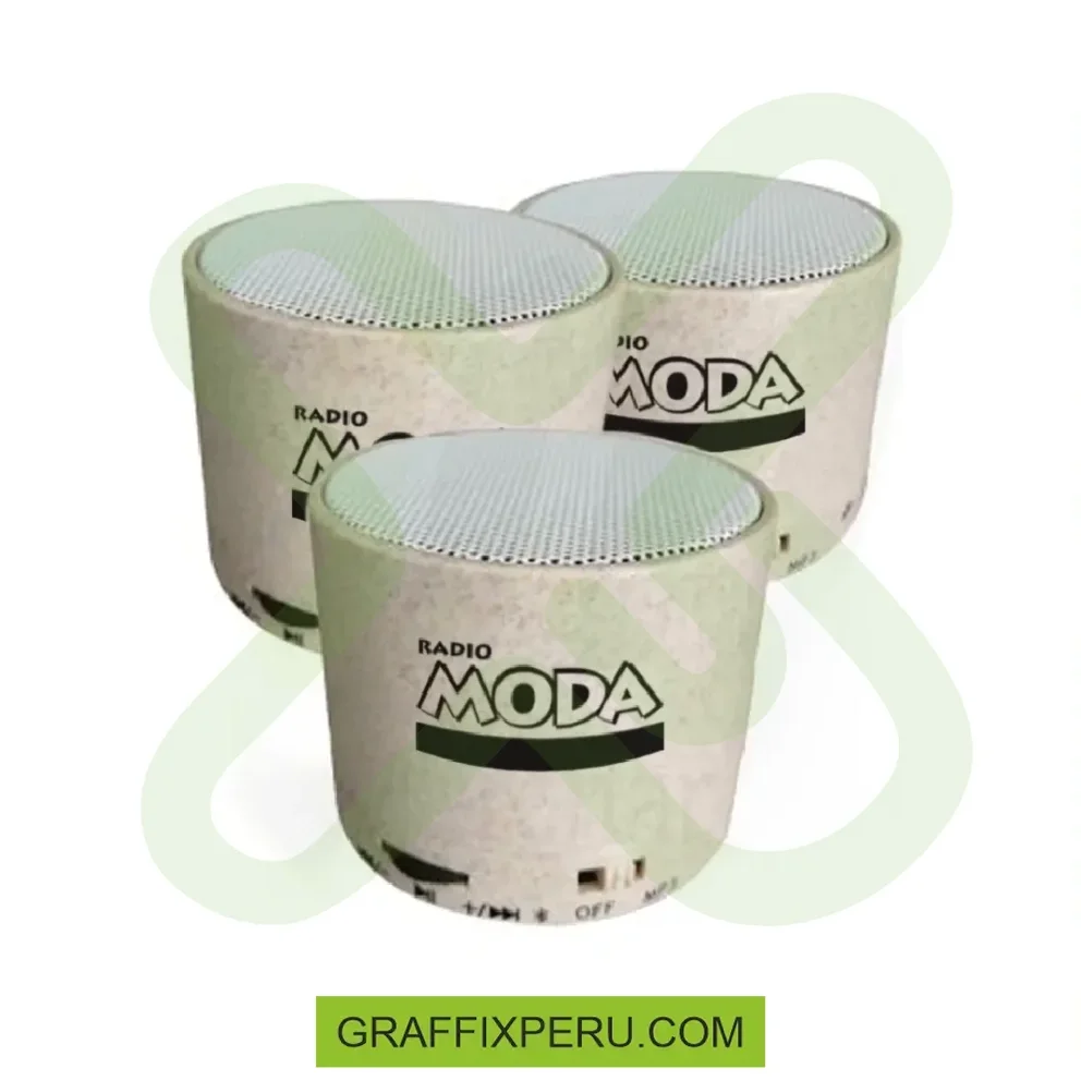 PARLANTE MINI MODELO FIBRA TRIGO - Vista alternativa