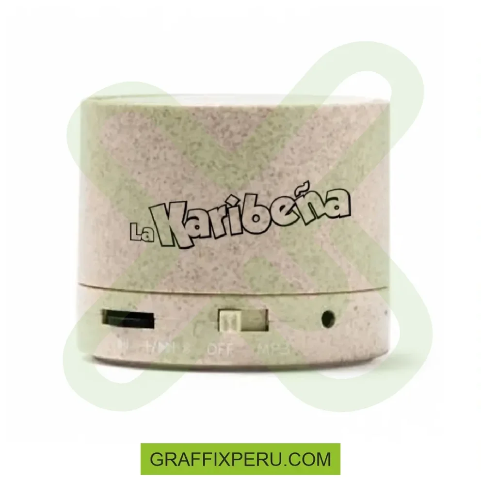 PARLANTE MINI MODELO FIBRA TRIGO