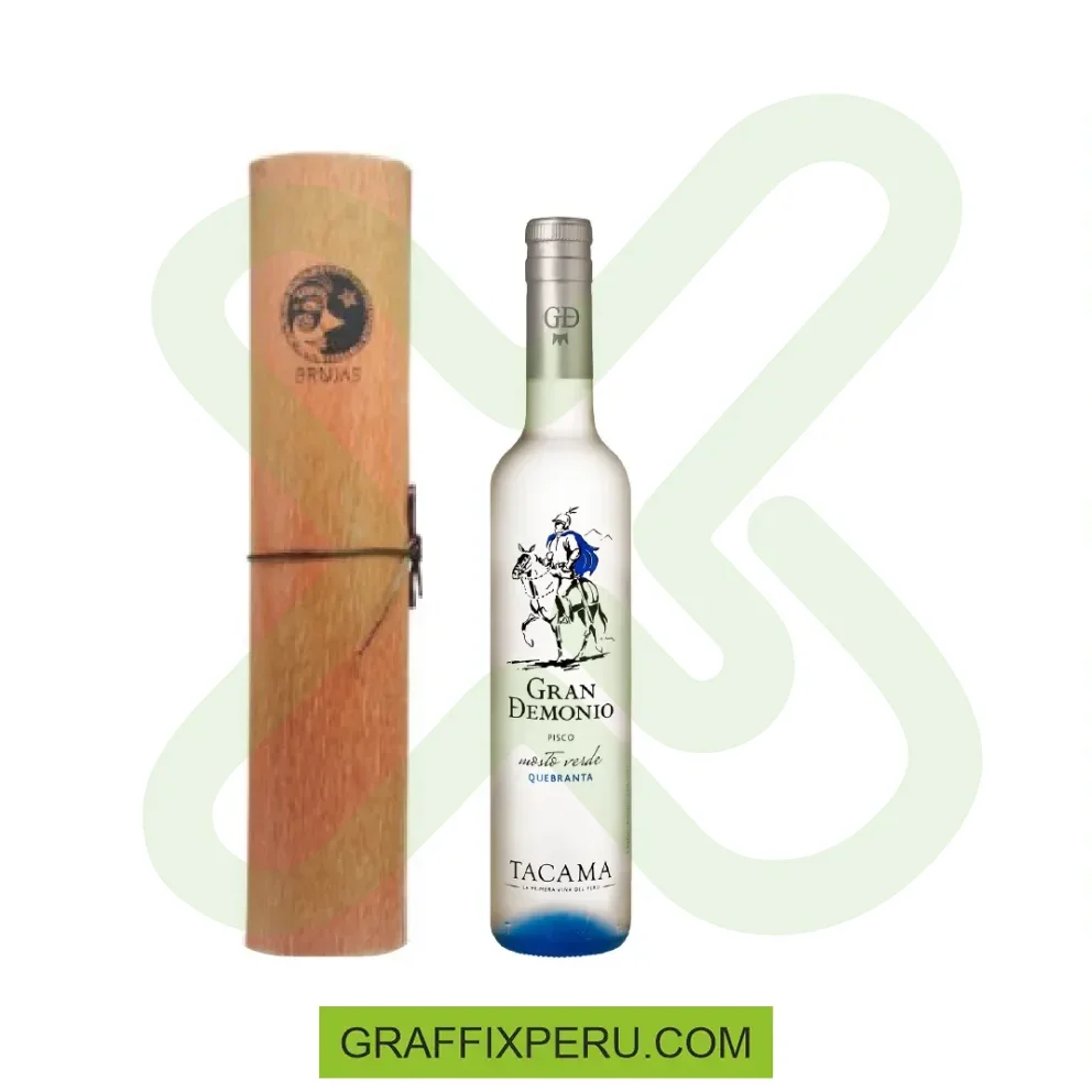 PISCO CON ENVASE TUBULAR TIPO PERGAMINO