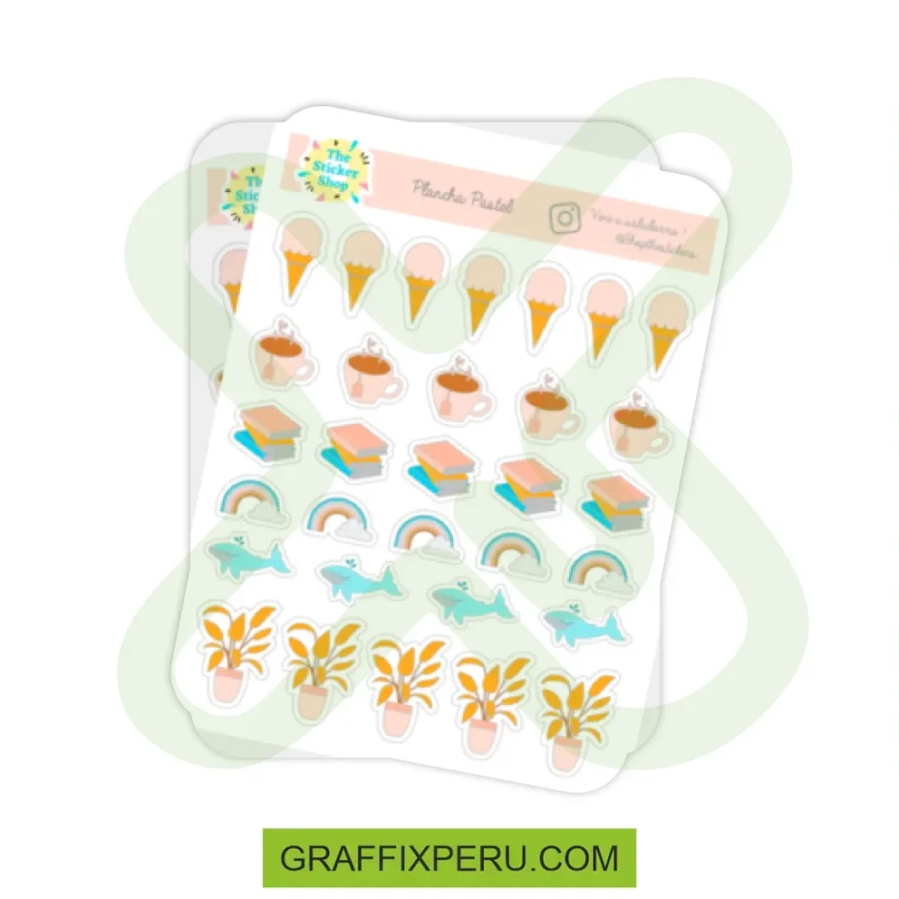 plancha de stickers - Vista alternativa