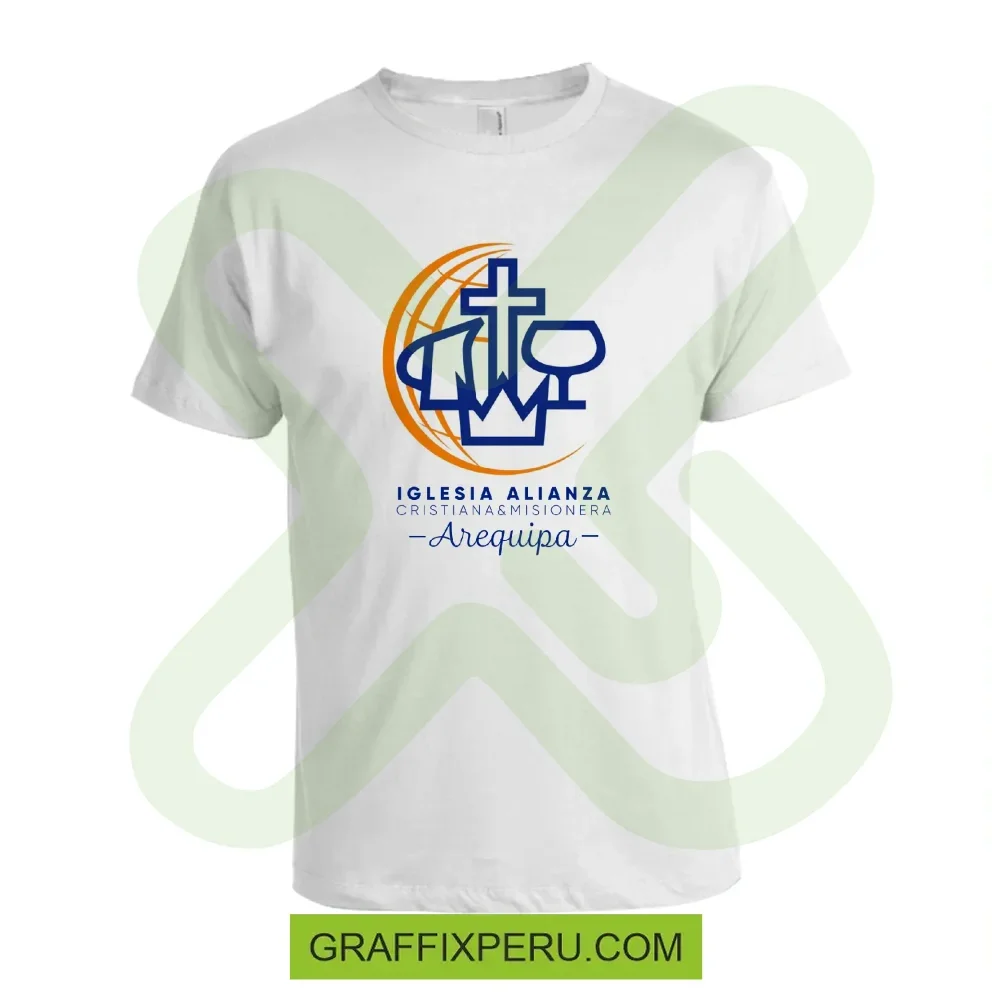 Polo publicitario de algodón con logo sencillo - Vista alternativa