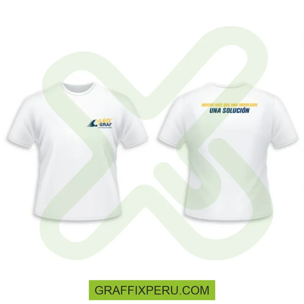 Polo publicitario de algodón con logo sencillo