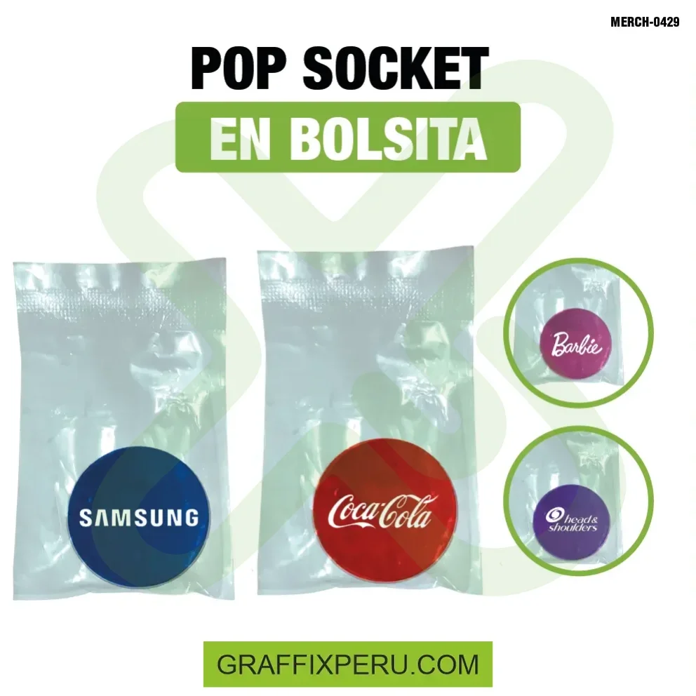 pop socket en bolsita