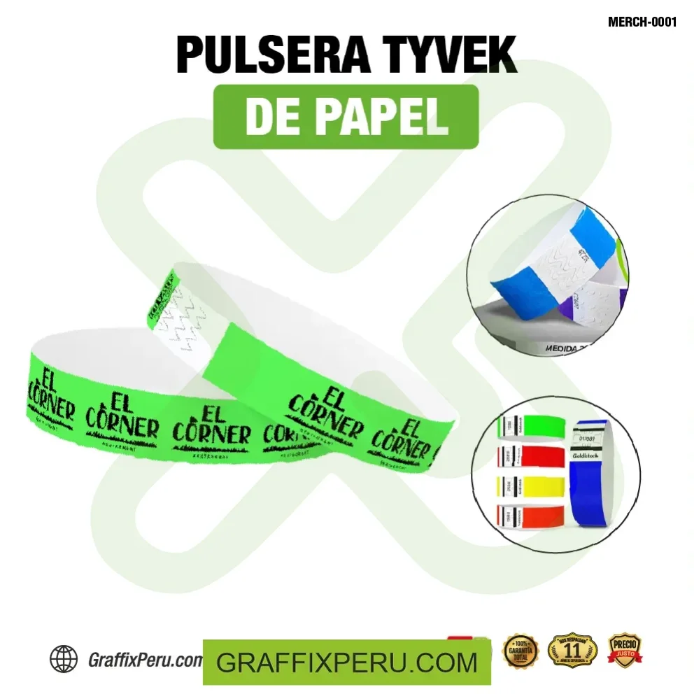 pulsera Tyvek