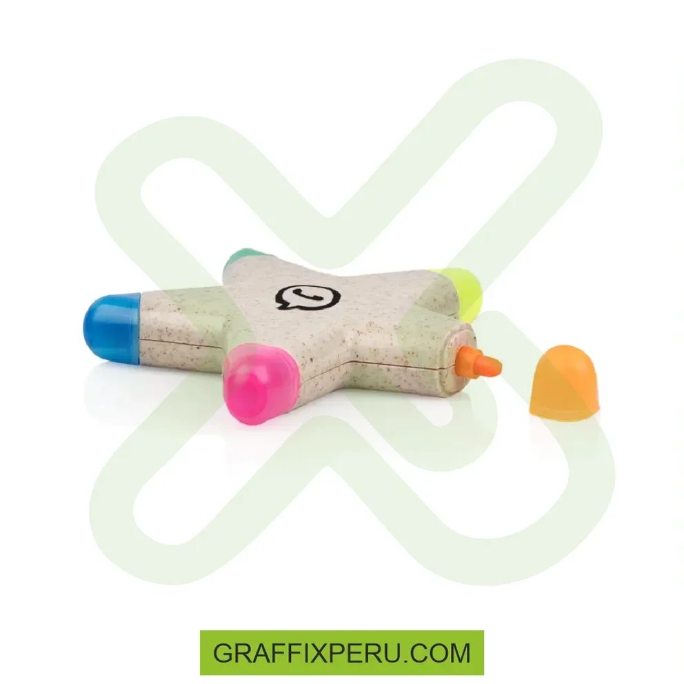 RESALTADOR ESTRELLA DE FIBRA DE TRIGO