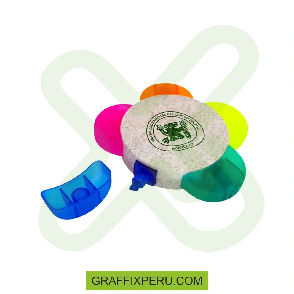 RESALTADOR FLOR DE FIBRA DE TRIGO - Vista alternativa