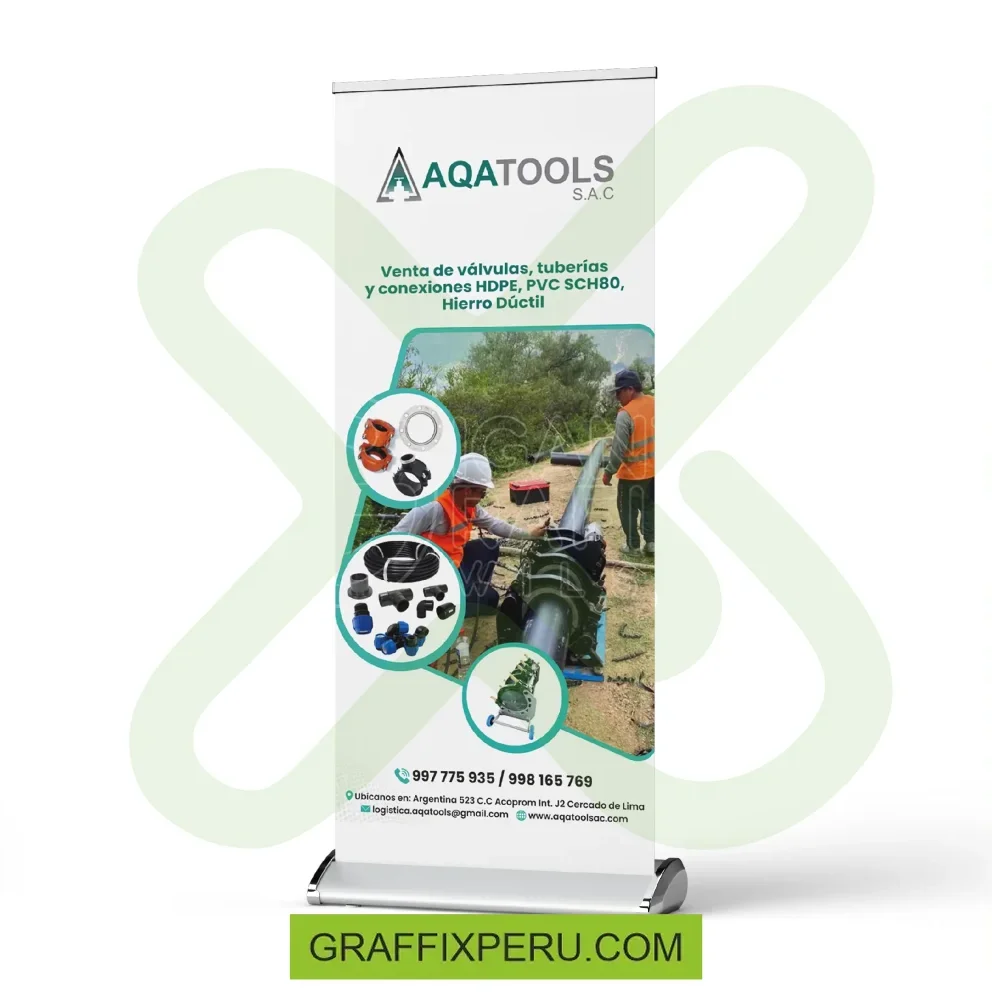 roll screen base ancha 2*1 - Vista alternativa