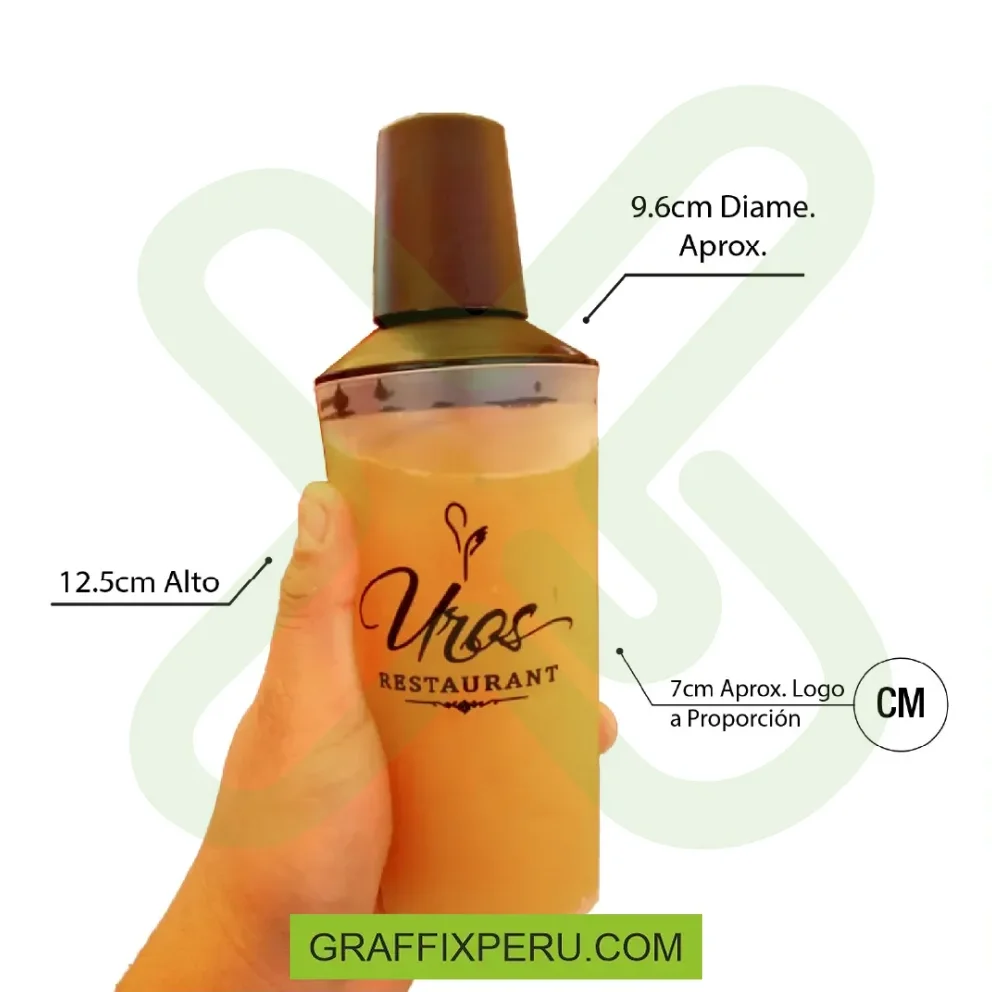 shaker pavonado 16onz (tropical con tapa shaker) - Vista alternativa