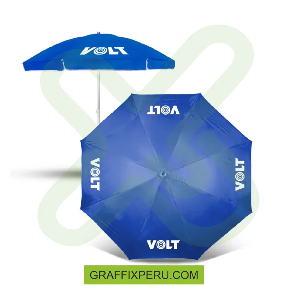 sombrilla brandeada - Vista alternativa