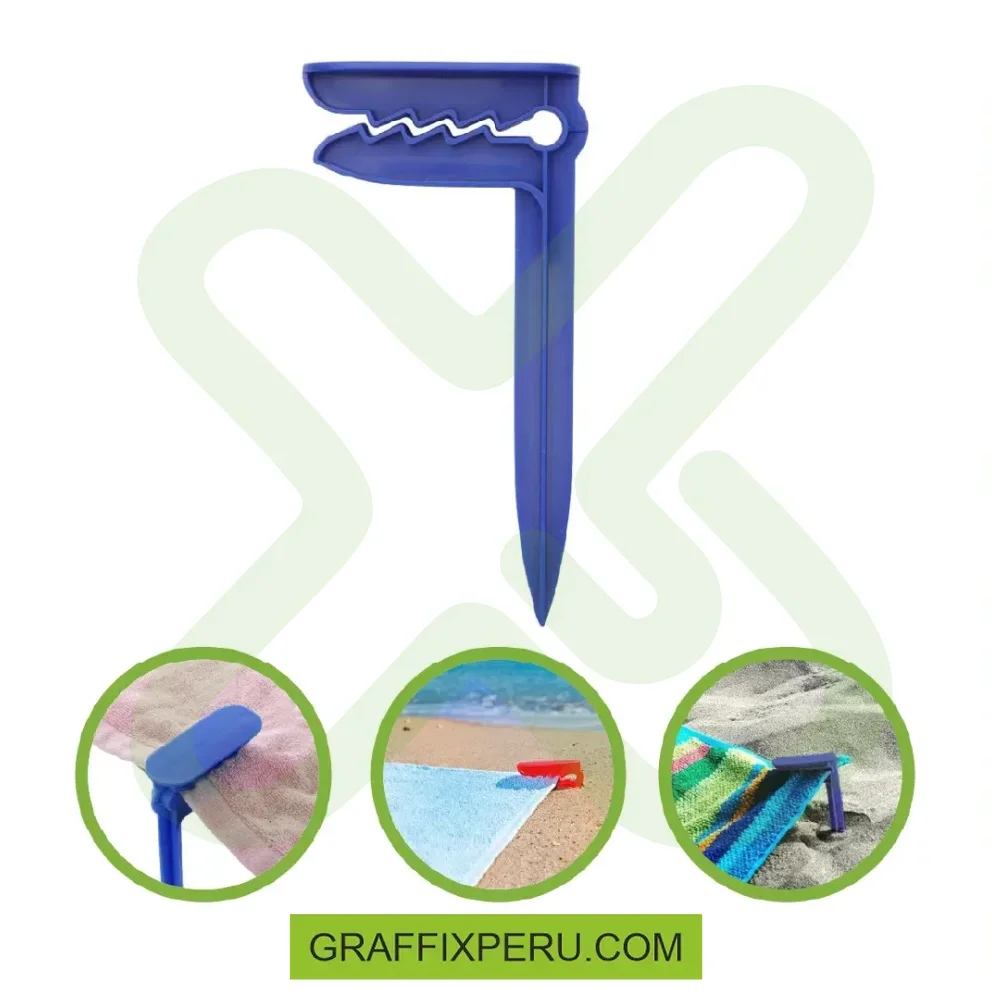 SUJETADOR DE TOALLA PARA PLAYA