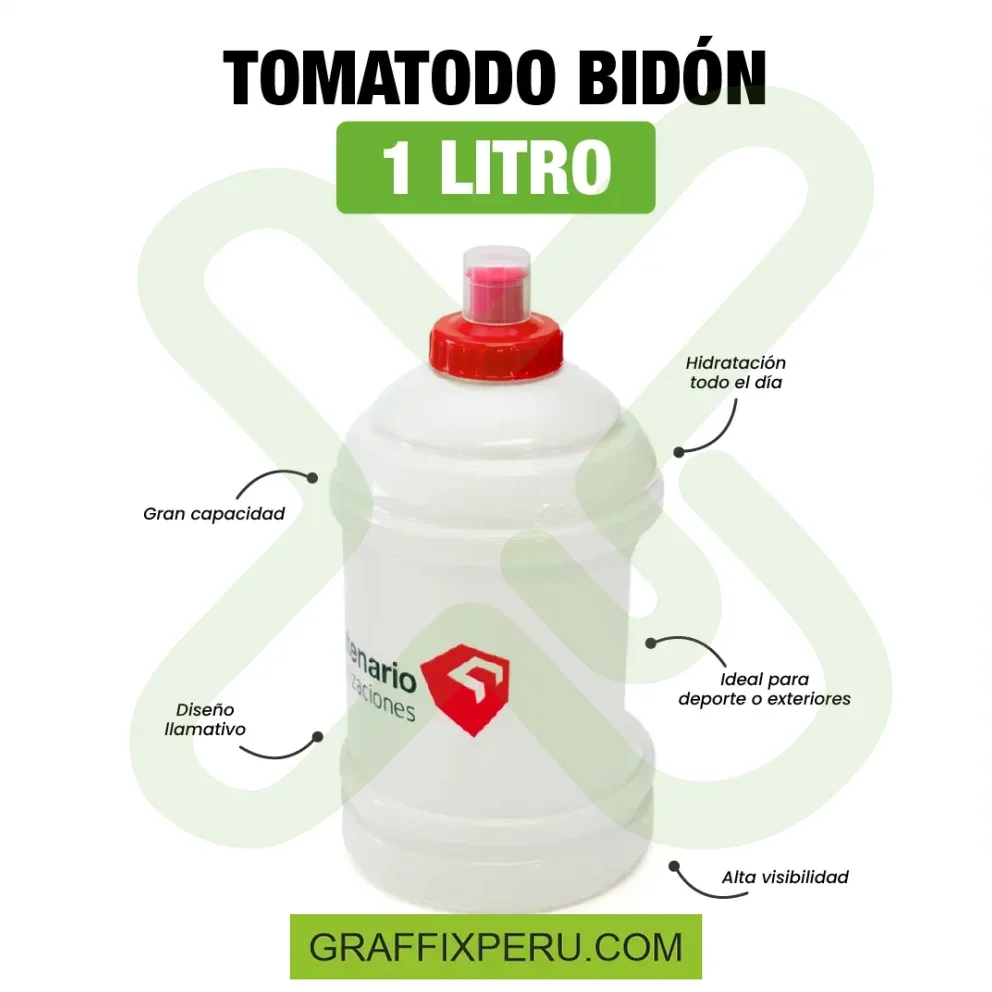 tomatodo botellon (bidon) 1lt - Vista alternativa
