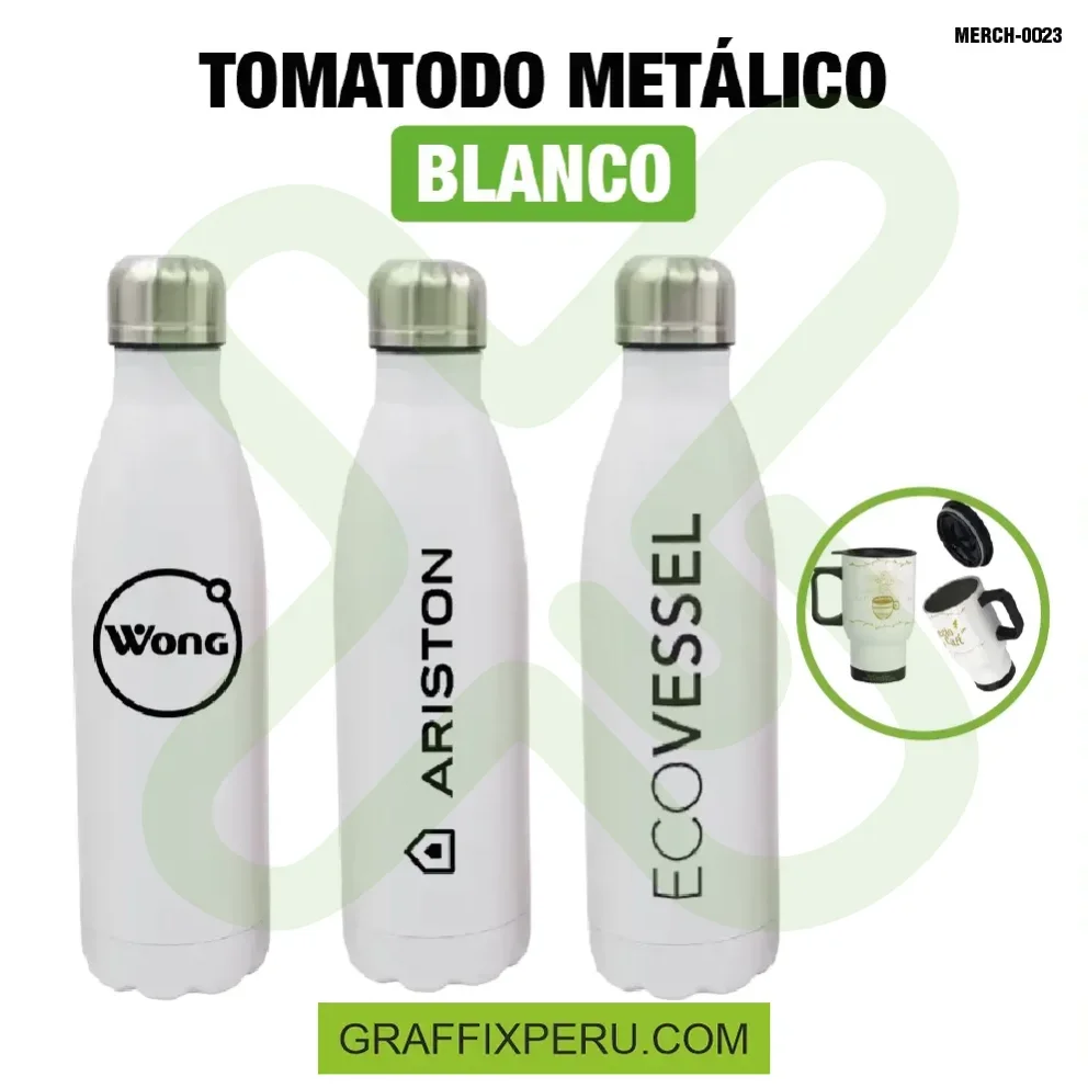 tomatodo metalico tipo botella 700ml