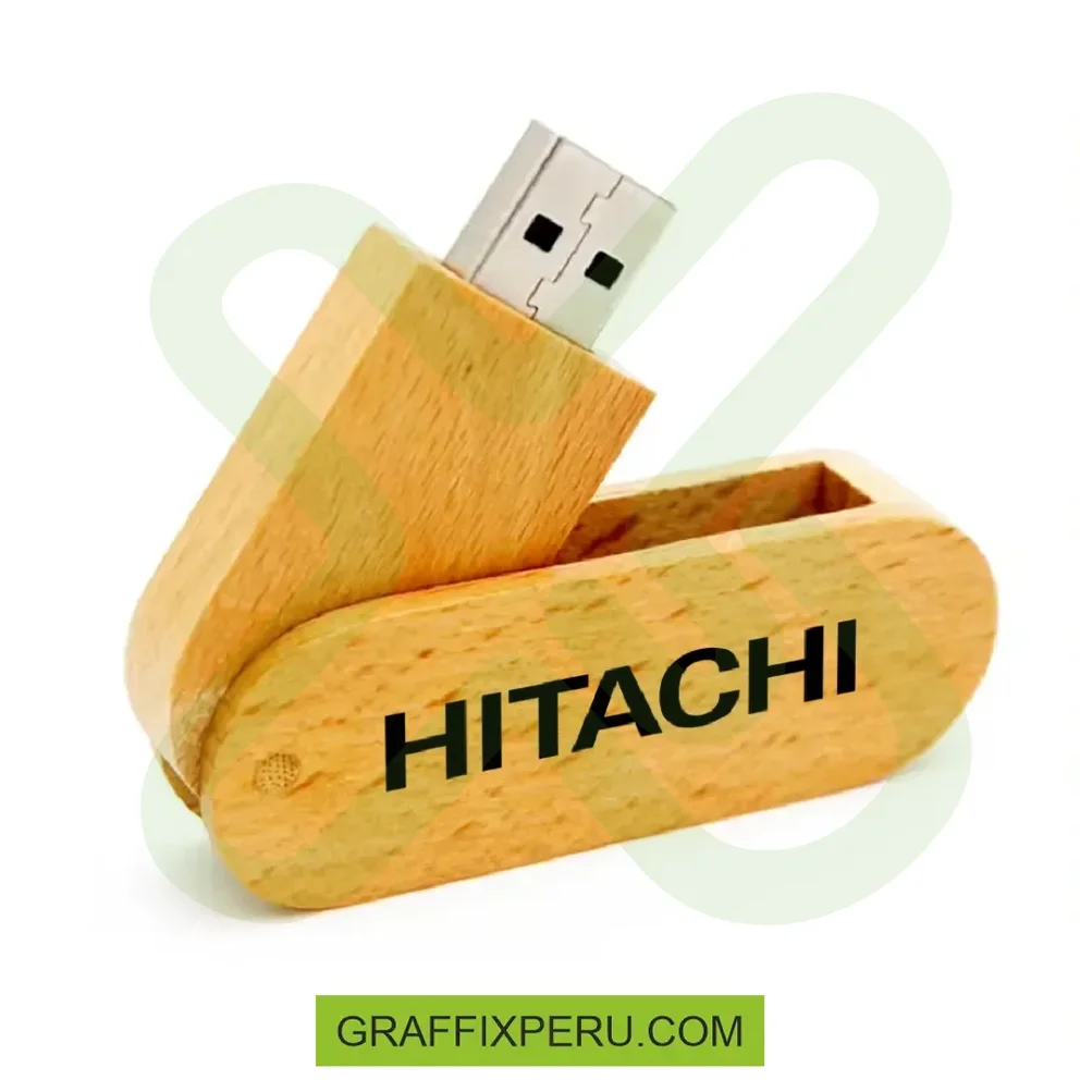 USB DE MADERA BAMBU DE 16 GB - Vista alternativa