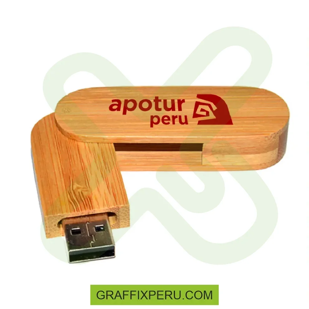 USB DE MADERA BAMBU DE 32 GB