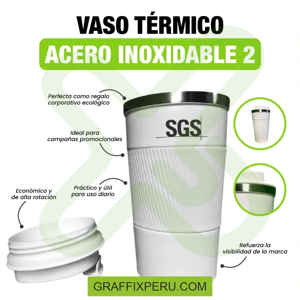 VASO TÉRMICO DE ACERO INOXIDABLE 2