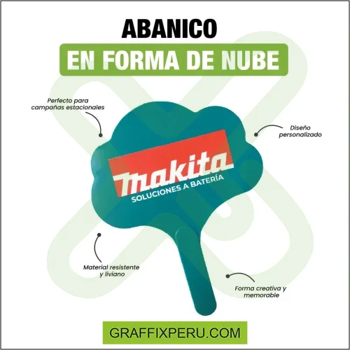 ABANICO EN FORMA DE NUBE - Foto 3
