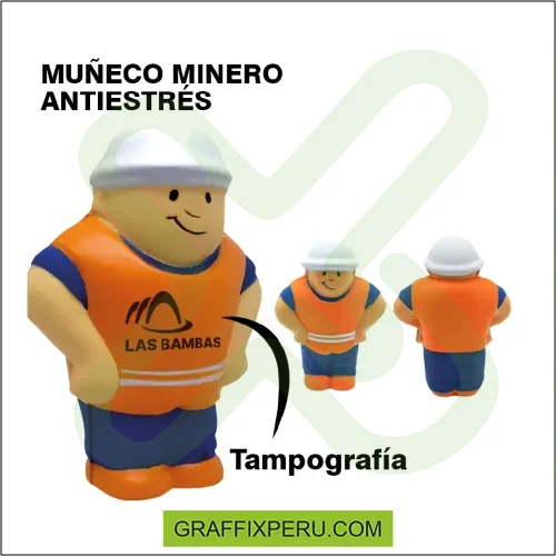 anti-estrés con diseño minero - Foto 1