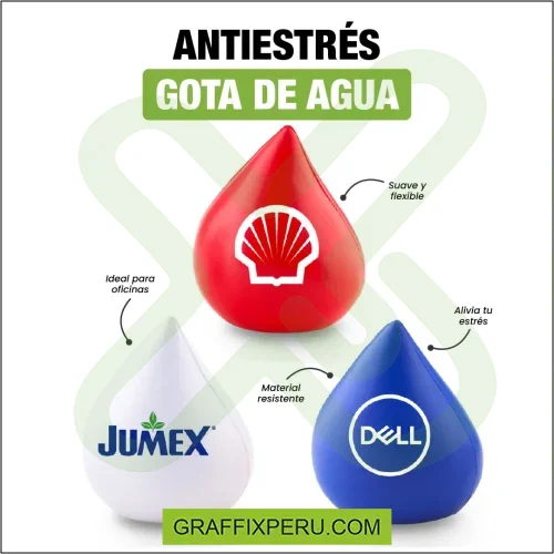 anti-estrés con diseño gota de agua - Foto 4