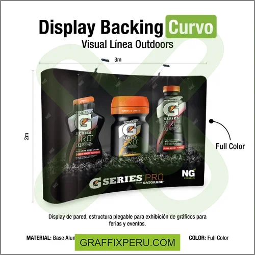 backing wall curvo velcro - Foto 5