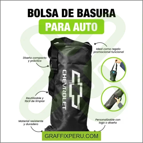 BOLSA DE BASURA PARA AUTO - Foto 4