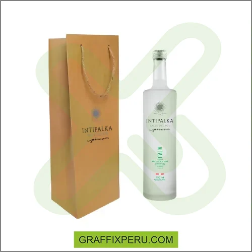 bolsa personalizada con pisco personalizado 500ml - Foto 2