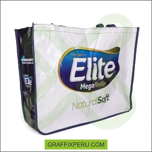 bolsa tarpulin (mercado) 52*50*20 impresión 4 caras - Foto 2