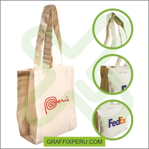 Bolsa tocuyo con fuelle - Foto 4