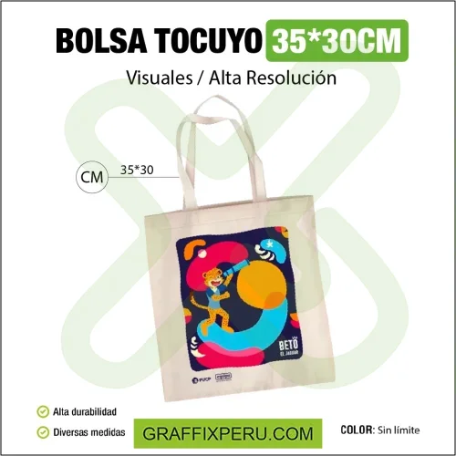 bolsa tocuyo doble asa 115gr de 25*20 - Foto 3