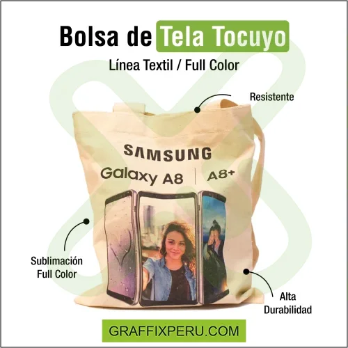 bolsa tocuyo doble asa 115gr de 40*35 - Foto 6