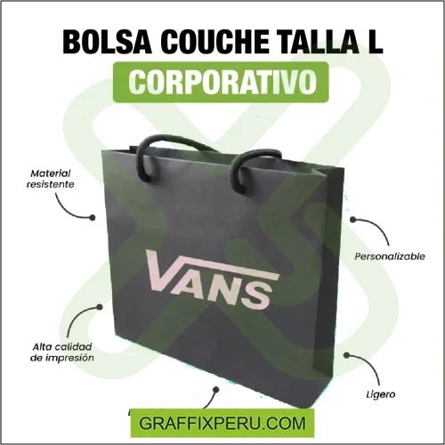 BOLSAS CORPORATIVAS   COUCHE TALLA L - Foto 3