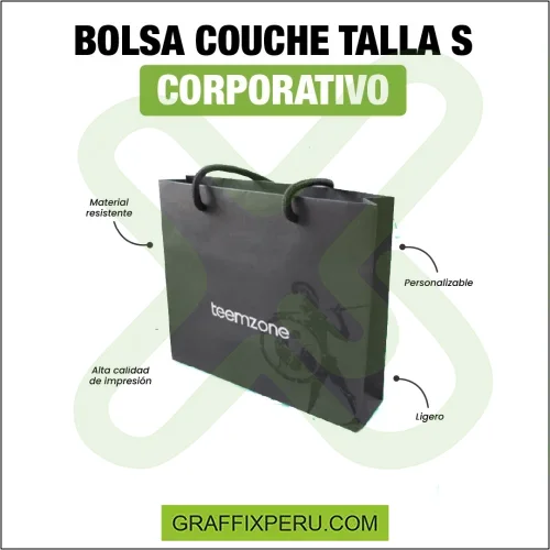 BOLSAS CORPORATIVAS   COUCHE TALLA S - Foto 3