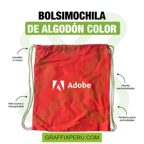 BOLSIMOCHILA DE ALGODÓN - Foto 3