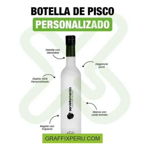botella de pisco personalizada - Foto 3
