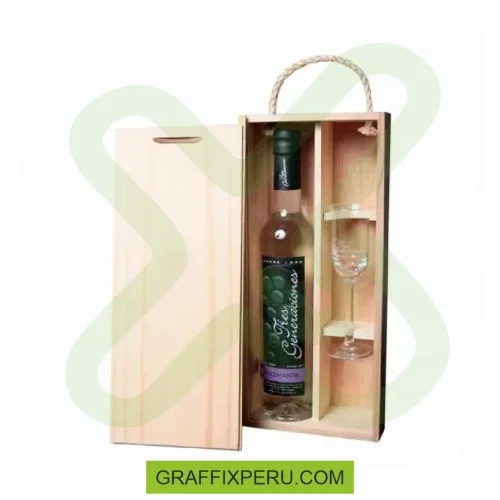 CAJA VITRINA PACK PISCO - Foto 1
