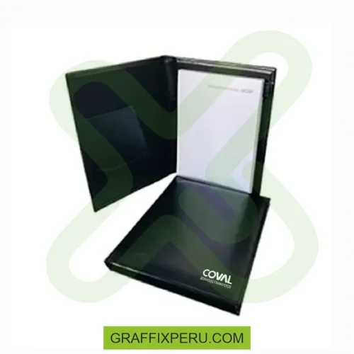 CARPETA BICUERO A4 CON BLOCK - Foto 1