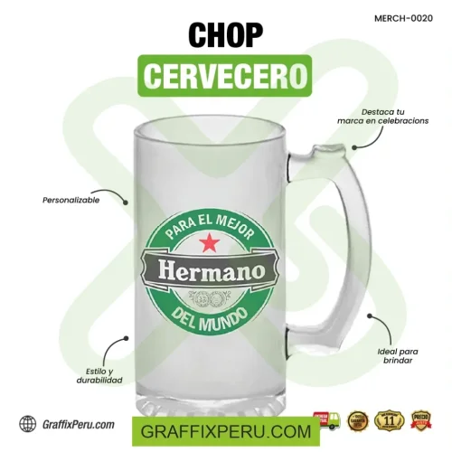 chop cervecero sublimable - Foto 3