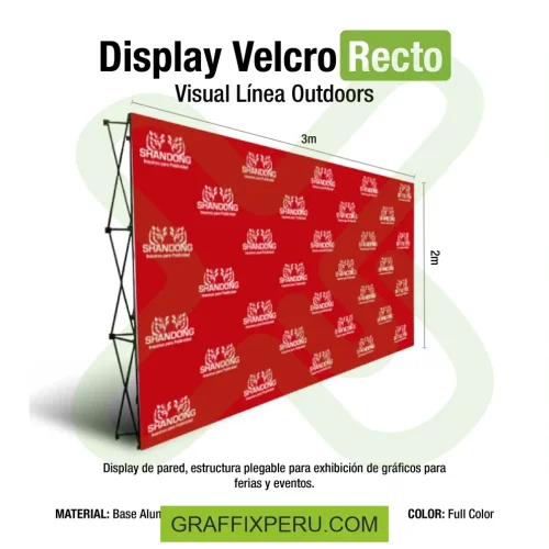 display velcro recto - Foto 4