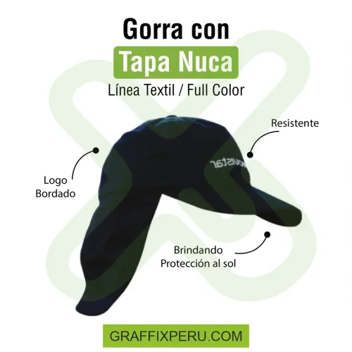 Gorra grifero con tapa nuca - Foto 6