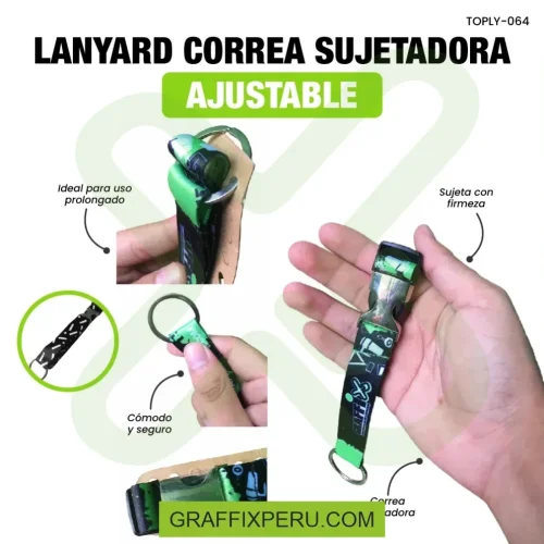 LANYARD CORREA SUJETADORA AJUSTABLE - Foto 1