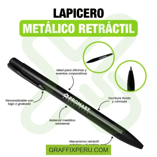LAPICERO METÁLICO RETRÁCTIL - Foto 2
