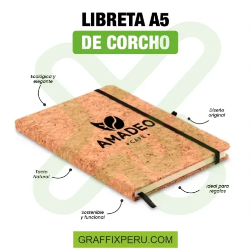 libreta de corcho A5 - Foto 3