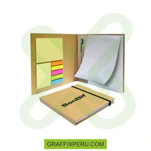 libreta con post-it - Foto 1